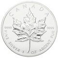 1989 1oz Canadian Maple Silver Coin
