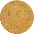 1817 George III Gold Half Sovereign